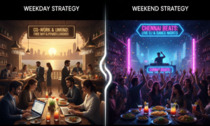 Weekday and Weekend Strategy for a Restobar in Chennai